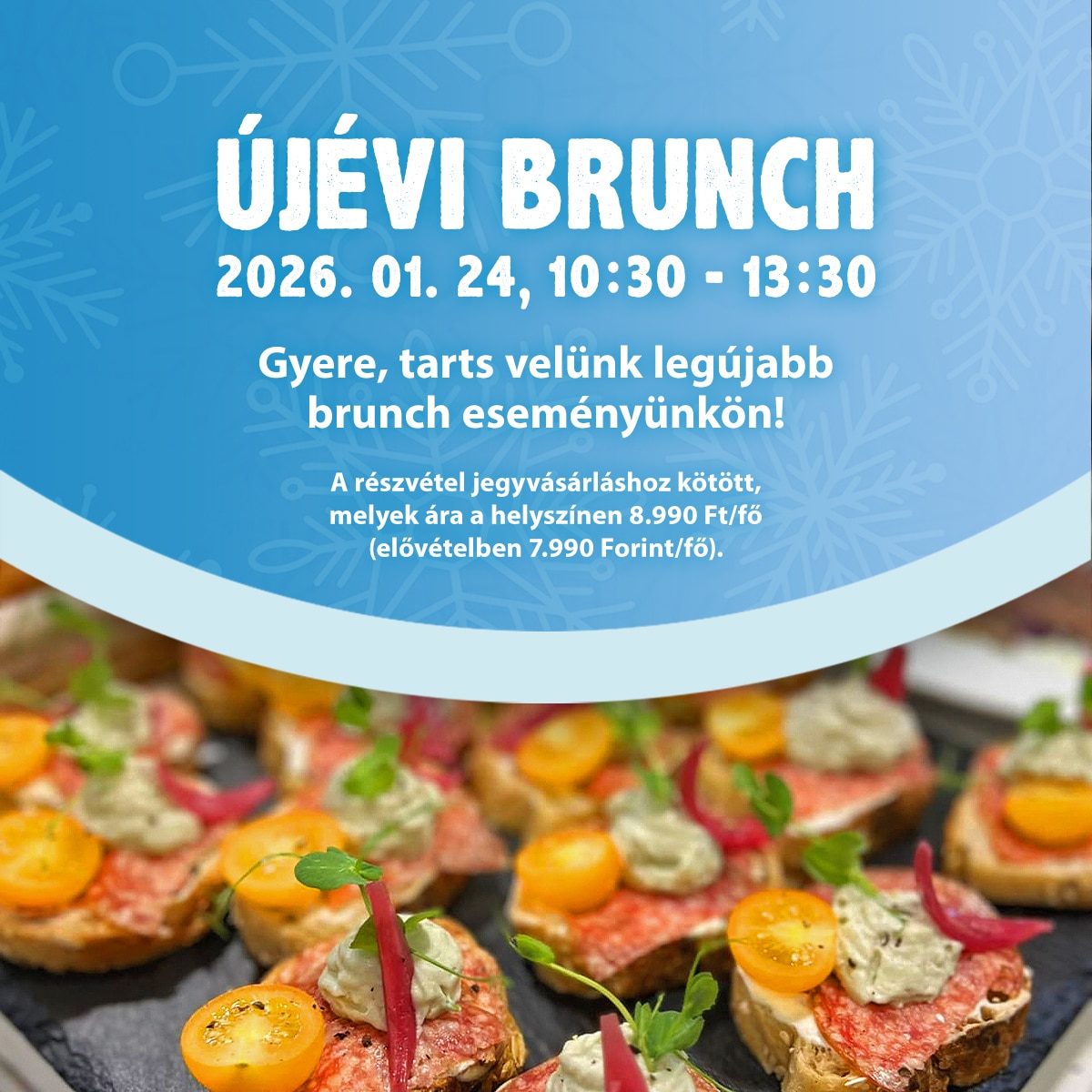 Újévi brunch, amit nem hagyhatsz ki!