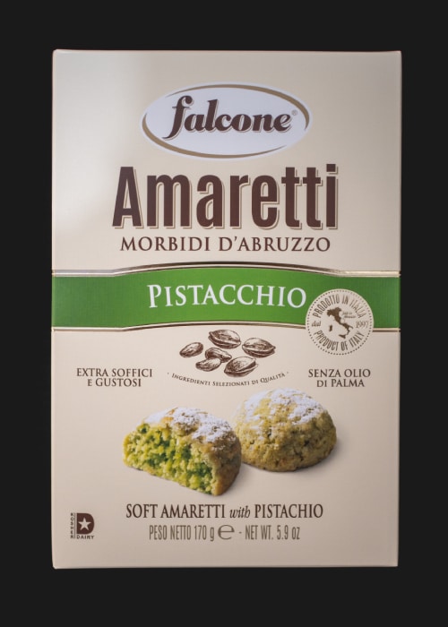 Olasz amaretti pisztáciás