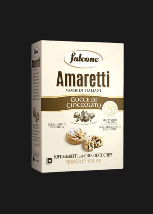 Falcone Amaretti Morbidi d’Abruzzo – csokoládécseppekkel 170 g