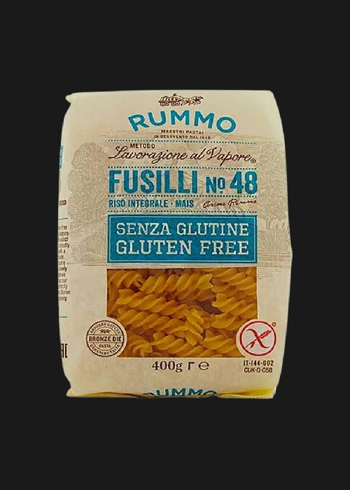 gluténmentes fusilli
