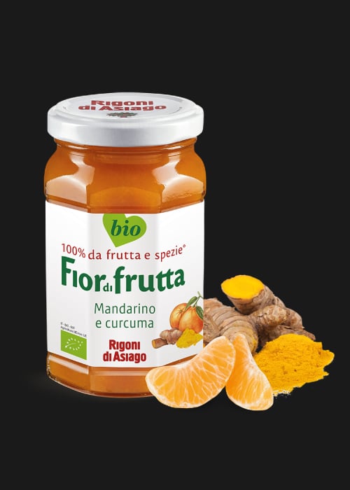 BIO Rigoni di Asiago Mandarin, kurkuma lekvár 260g