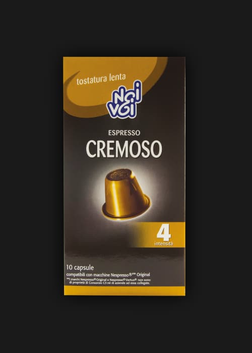 NoiVoi kávékapszula 10db Cremoso